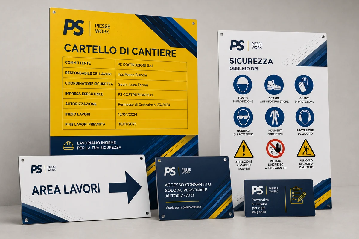 Cartelli da cantiere